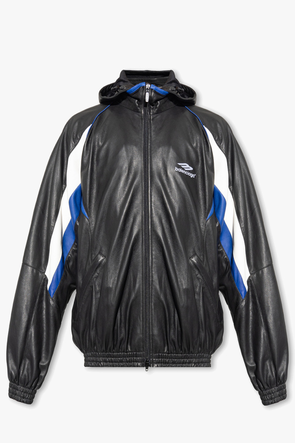 ウォームアップウェア BALENCIAGA Leather tracksuit jacket ウォームアップウェア BALENCIAGA Leather tracksuit jacket